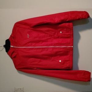 Med Red Hollister Windbreaker Hoodie